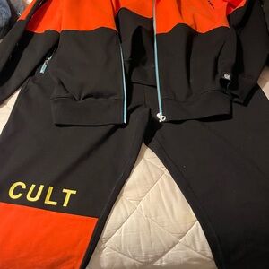 Cult of Individuality Black and Red Suit